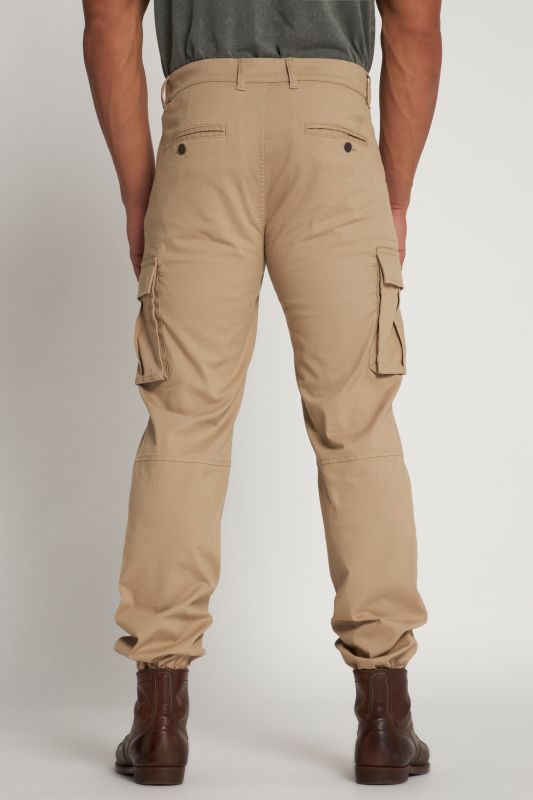 Pantalon cargo spécial ventre fort, coupe Straight, jusqu'à la taille 72