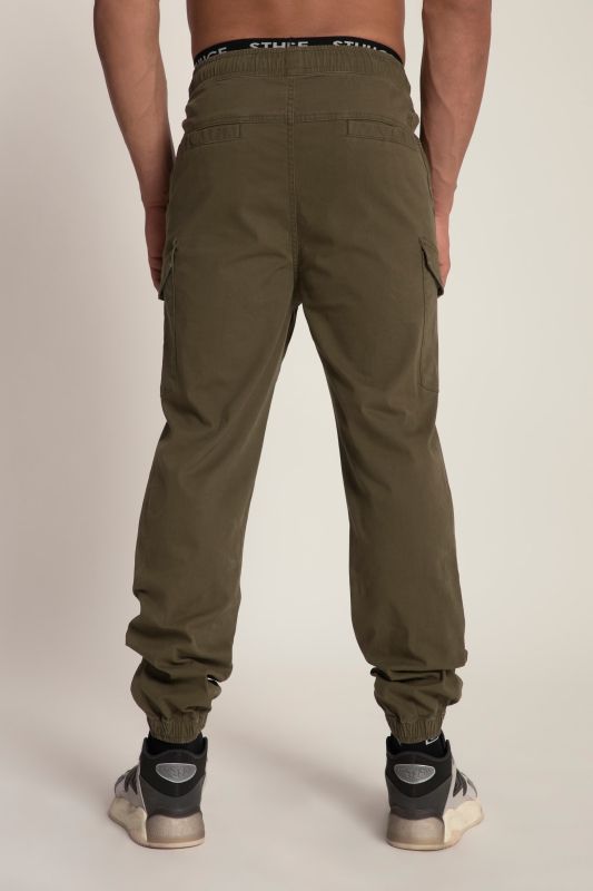 Pantalon cargo STHUGE, coupe Modern fit 6 poches, taille élastique - jusqu'au 8 XL
