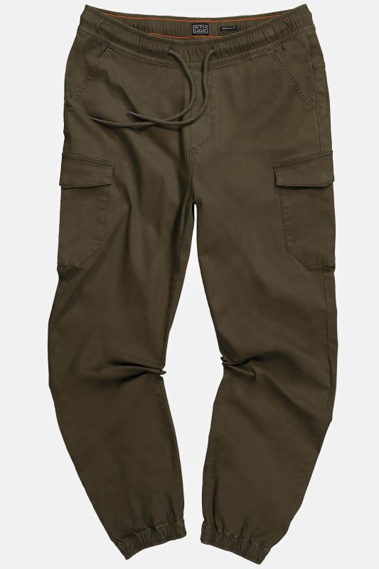 Pantalon cargo STHUGE, coupe Modern fit 6 poches, taille élastique - jusqu'au 8 XL