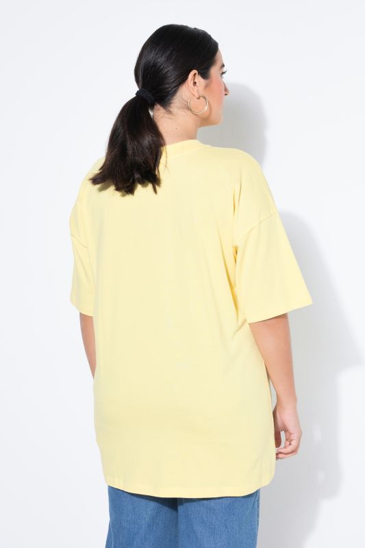 T-shirt oversize avec imprimé soleil style tarot