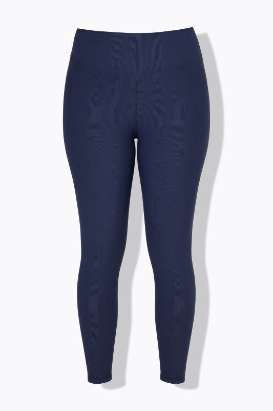 Legging en jersey côtelé, coupe Tight Fit près du corps et taille élastique