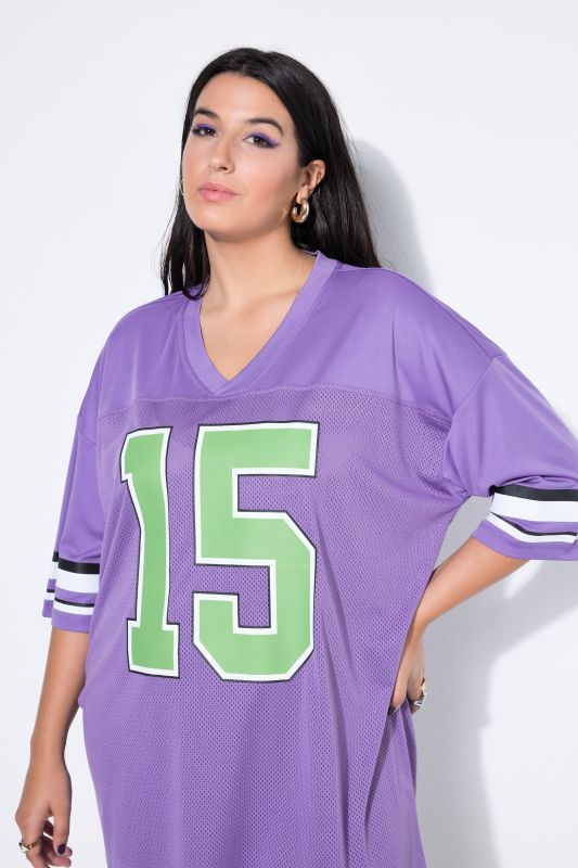 Maillot oversize en jersey mesh, avec imprimé  15 