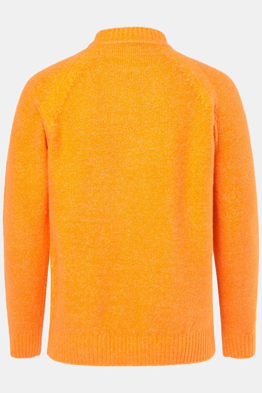 Pull JP 1880 en maille texturé, manches longues raglan - jusqu'au 7 XL