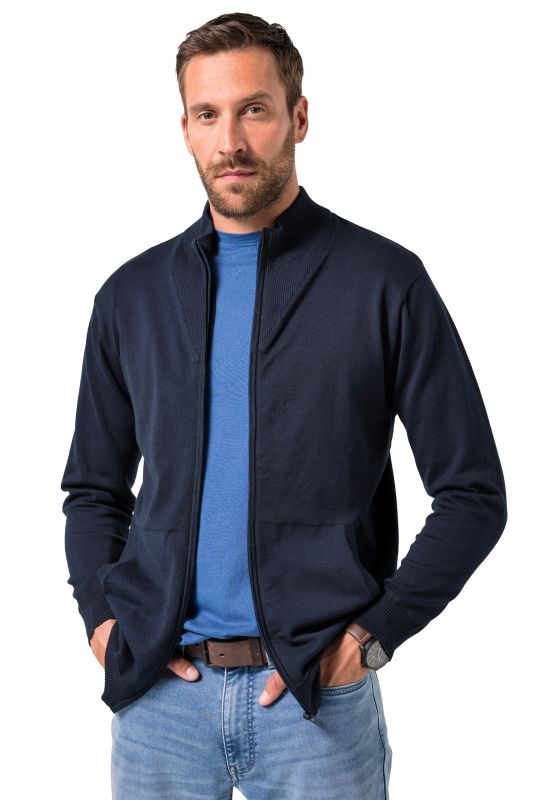 Cardigan JP&nbsp;1880, col montant et fermeture zippée, esprit vintage - jusqu'au 7&nbsp;XL