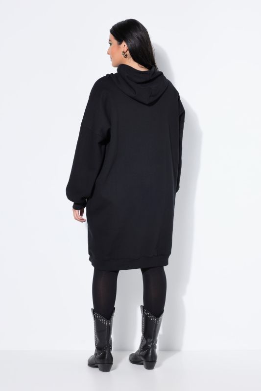 Robe midi oversize en molleton