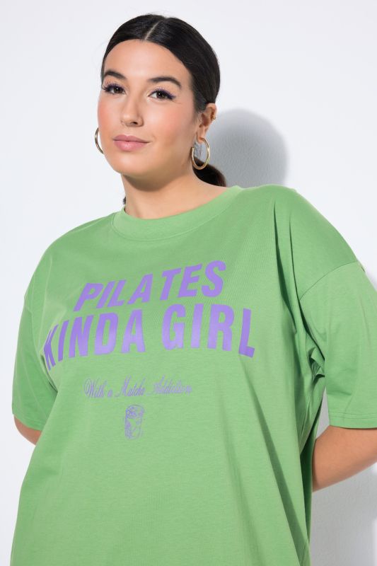 T-shirt oversize, message imprimé