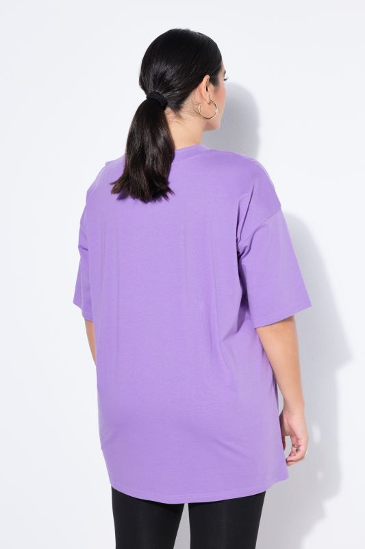 T-shirt oversize, message imprimé