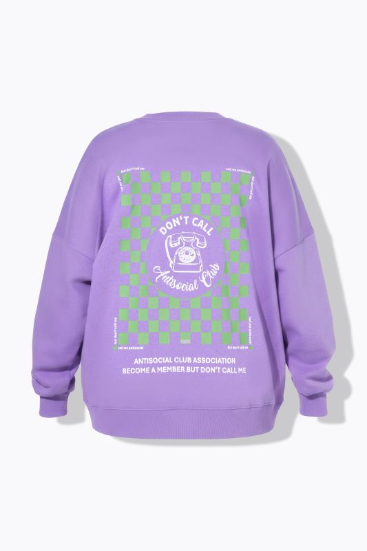 Sweat-shirt ultra-oversize, certifié OEKO-TEX, imprimés