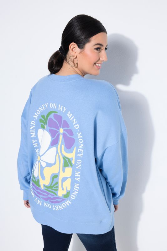 Sweat-shirt ultra-oversize, imprimés