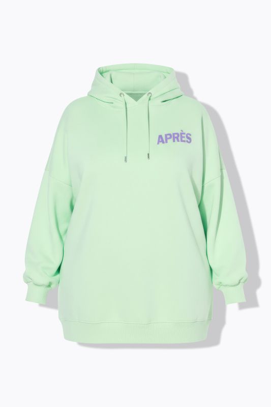 Sweat-shirt à capuche oversize, imprimés