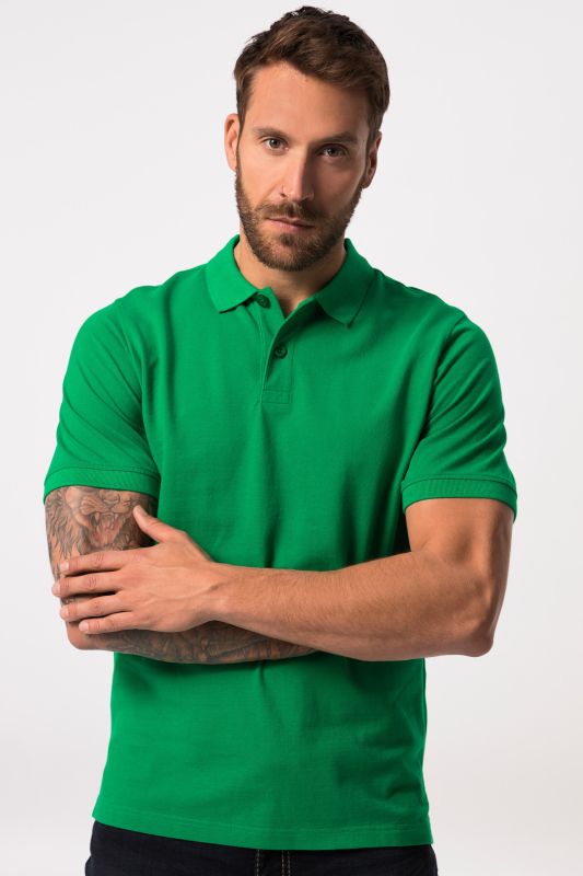 Polo en piqué, manches courtes, collection Basic - jusqu'au 10 XL