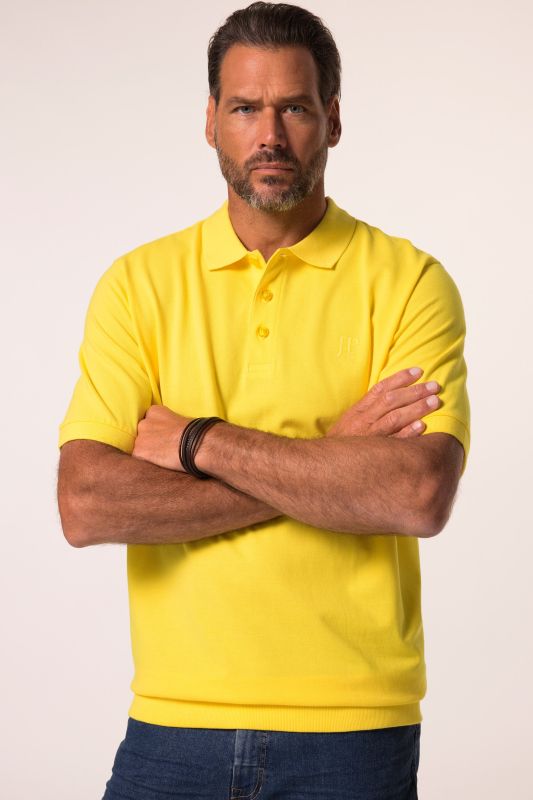 Polo en piqué à manches courtes, coupe ventre confort, collection Basic - du XXL au 10 XL