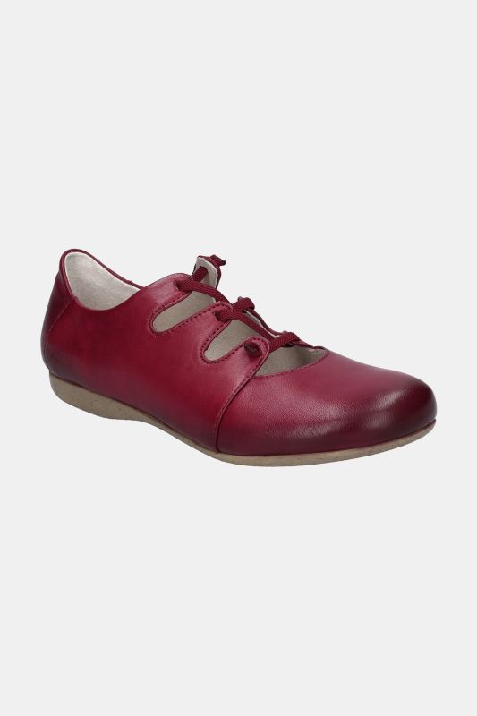 Chaussures en cuir Josef Seibel. Semelle de couleur. Largeur H