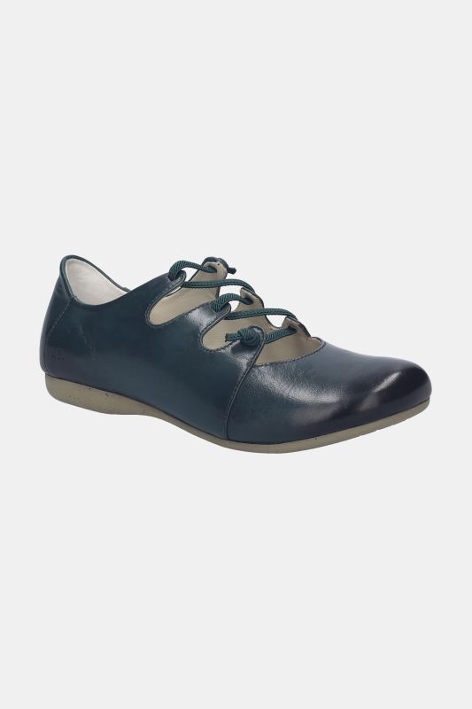 Chaussures en cuir Josef Seibel. Semelle de couleur. Largeur H