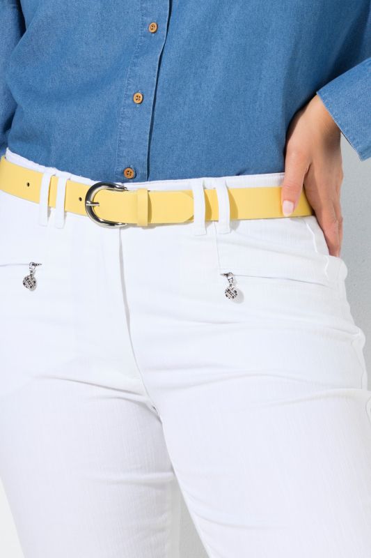 Ceinture en cuir véritable. Longueur jusqu'à 155 cm