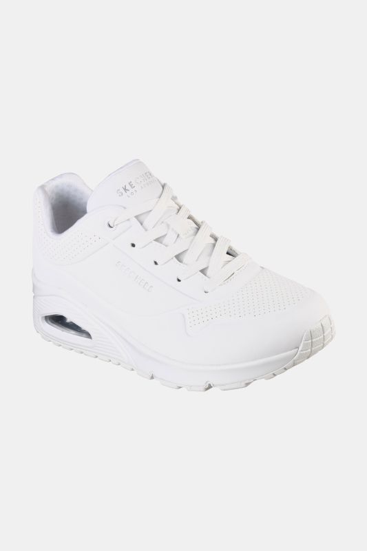 Sneakers Skechers UNO en similicuir. Mousse à mémoire de forme. Largeur confortable