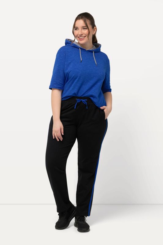 Pantalon de jogging à taille élastique et bande fantaisie le long de la jambe