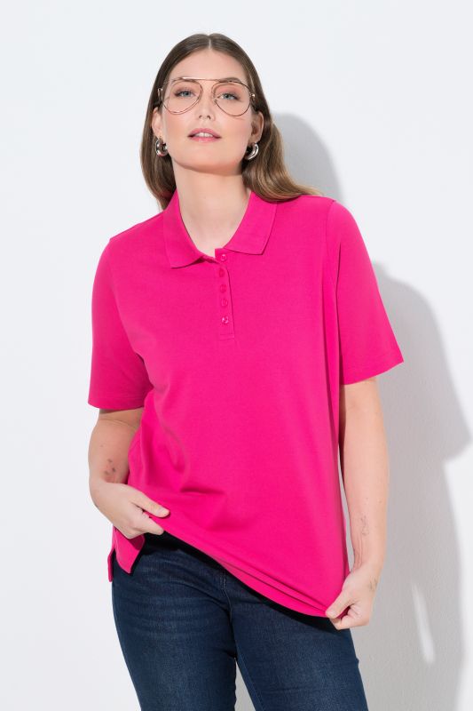 Polo patte de boutonnage plus longus, manches courtes et col polo