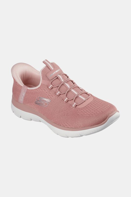 Sneakers à enfiler Skechers, modèle végane, mousse à mémoire de forme - largeur H