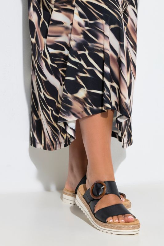 Mules Remonte Soft, fermeture à scratch, semelle intérieure amovible - largeur F 1/2