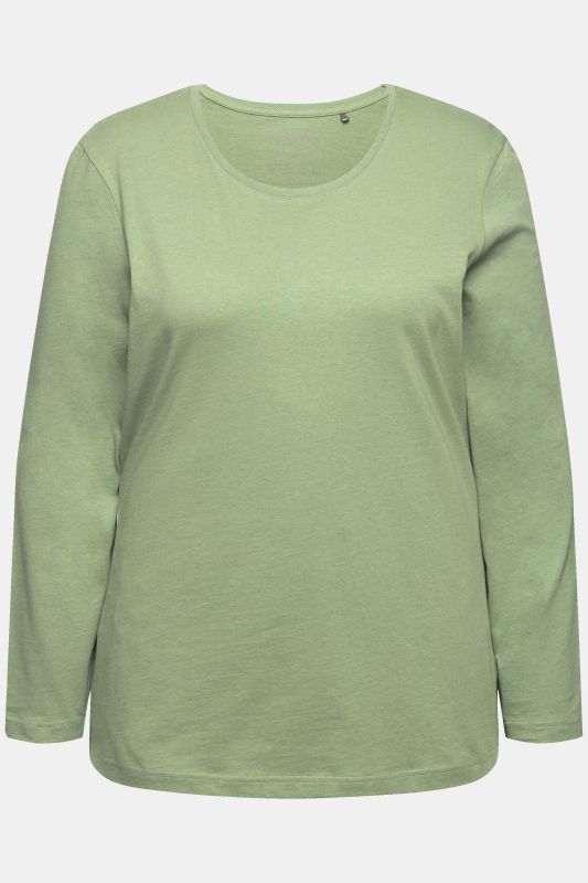 T-shirt Slim Fit, décolleté rond et manches longues