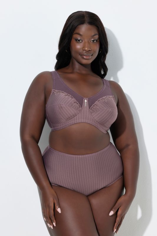 Soutien-gorge de maintien sans armatures, pendentif en strass - bonnet B-G