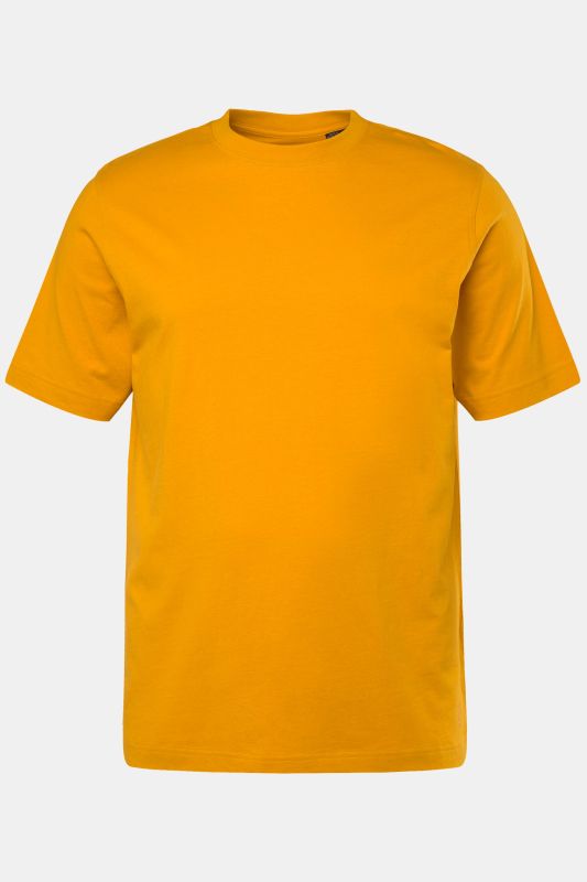 T-shirt Basic en coton peigné, col rond - jusqu'au 8 XL