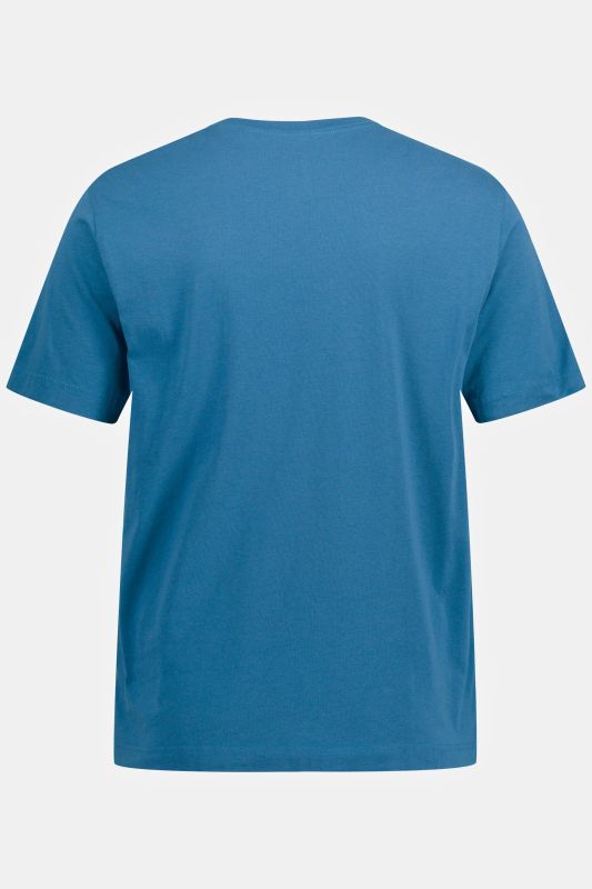 T-shirt Basic en coton peigné, col rond - jusqu'au 8 XL