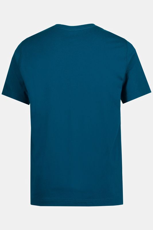 T-shirt Basic en coton peigné, col rond - jusqu'au 8 XL