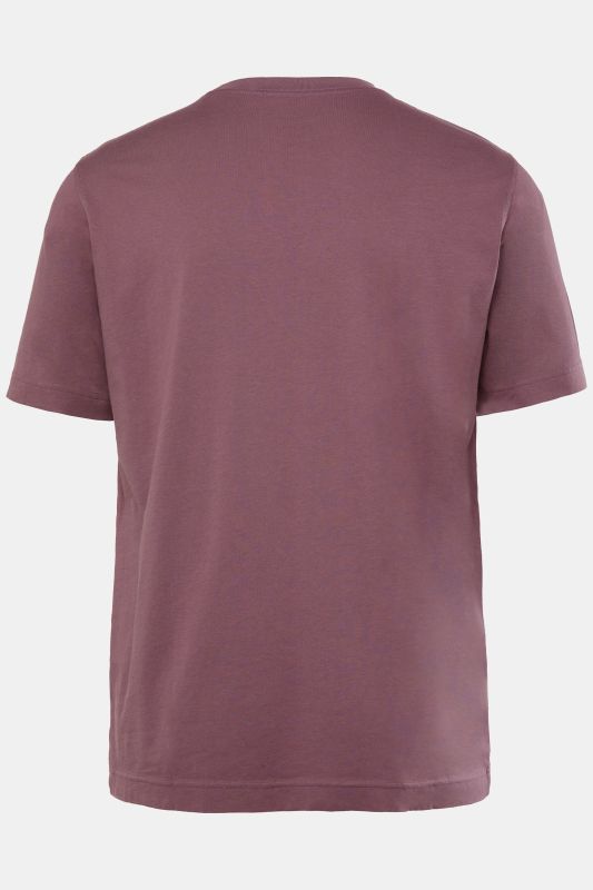 T-shirt Basic en coton peigné, col rond - jusqu'au 8 XL