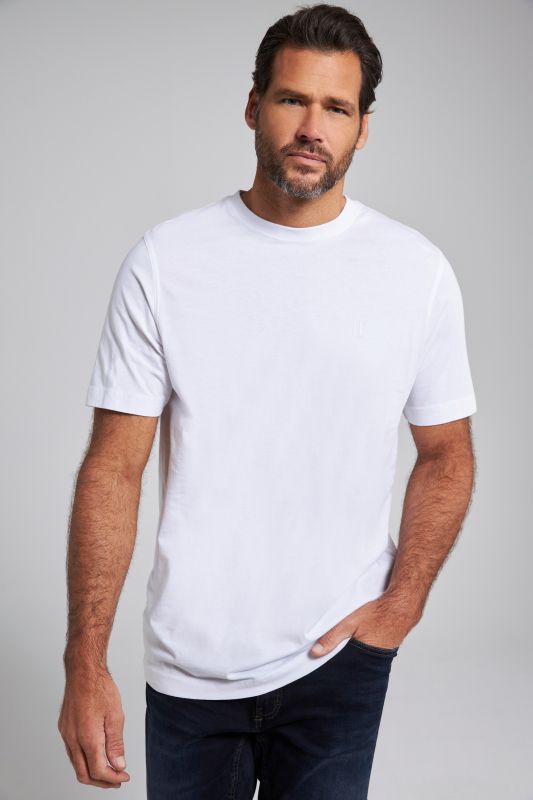 Lot de 2 T-shirts JP 1880, col rond, collection Basic - jusqu'au 8 XL