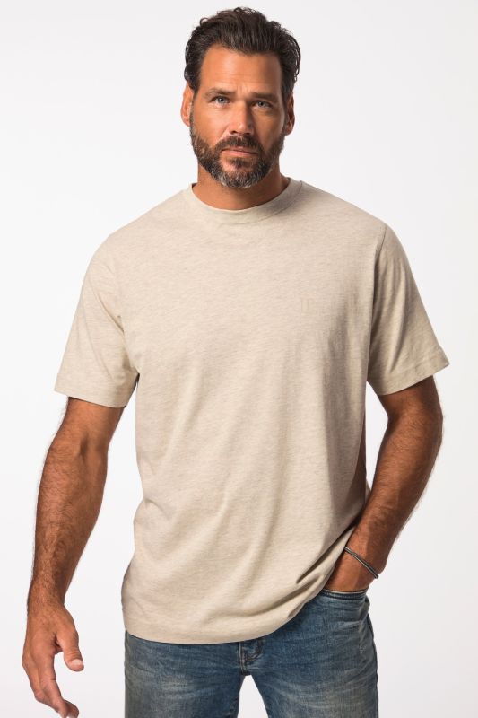 Lot de 2 T-shirts JP 1880, col rond, collection Basic - jusqu'au 8 XL