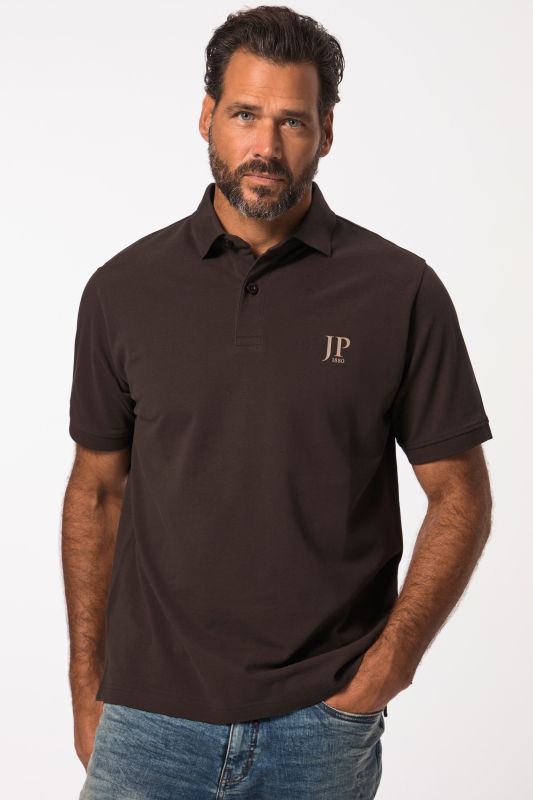 Lot de 2 polos, collection Basic - coton piqué, peigné