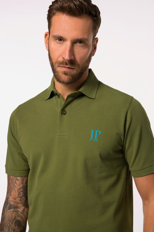 Lot de 2 polos, collection Basic - coton piqué, peigné