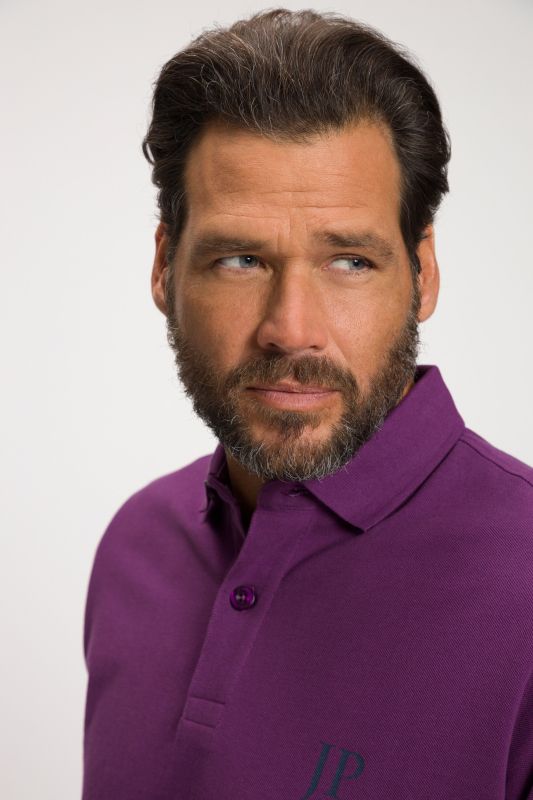 Lot de 2 polos, collection Basic - coton piqué, peigné