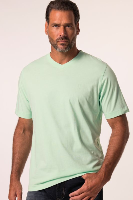 T-shirts, collection Basic, lot de 2. Col en V et manches courtes - jusqu'au 8XL