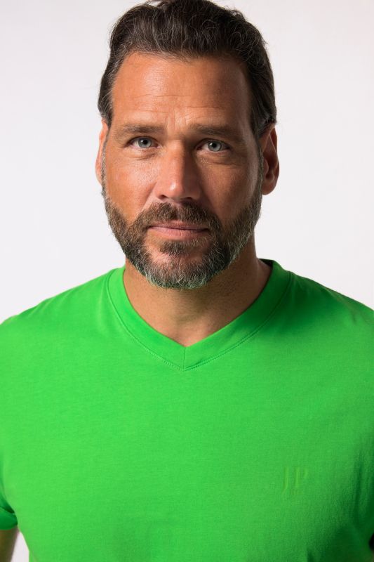 T-shirts, collection Basic, lot de 2. Col en V et manches courtes - jusqu'au 8XL