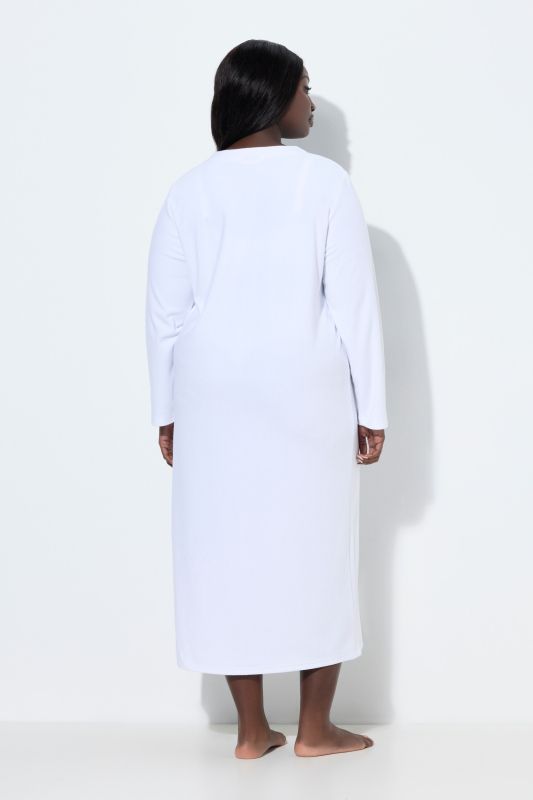 Peignoir en tissu éponge, doux et confortable - fermeture à glissière à double sens