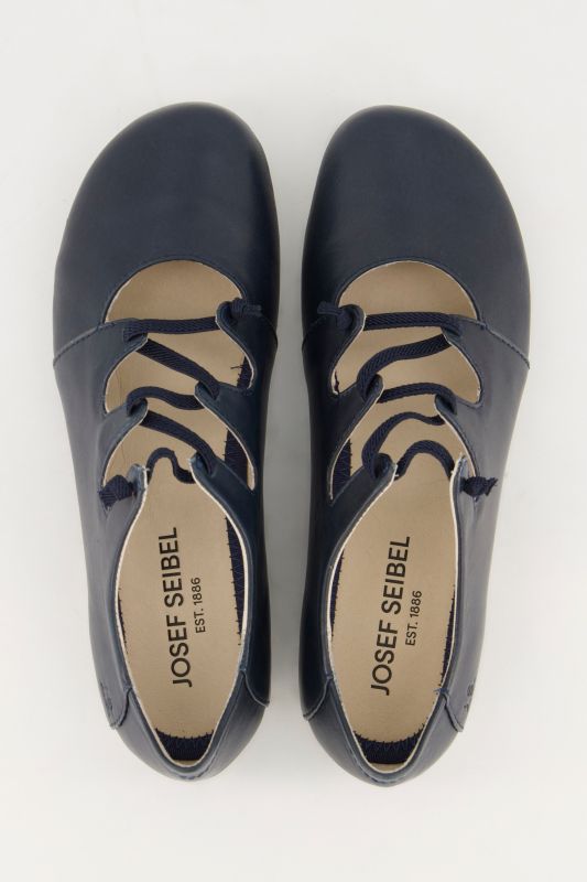 Chaussures en cuir Josef Seibel. Semelle de couleur. Largeur H