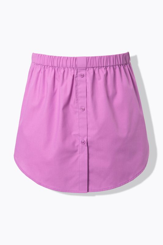 Rallonge chemisier, base arrondie et coupe évasée