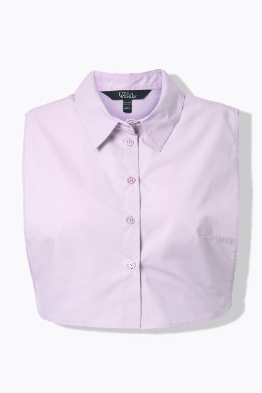 Faux col chemisier, patte de boutonnage, à porter en dessous d'un haut