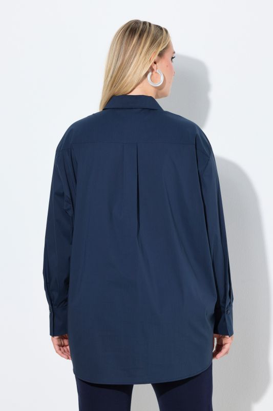 Chemisier oversize à manches longues