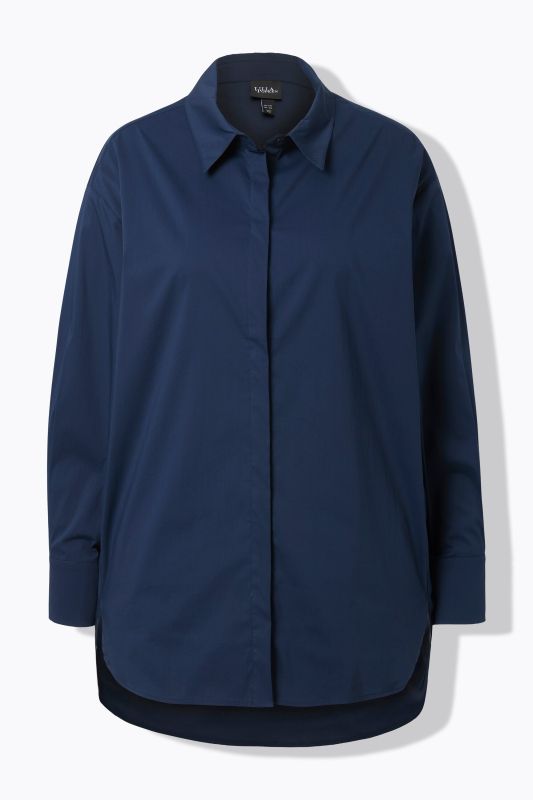 Chemisier oversize à manches longues