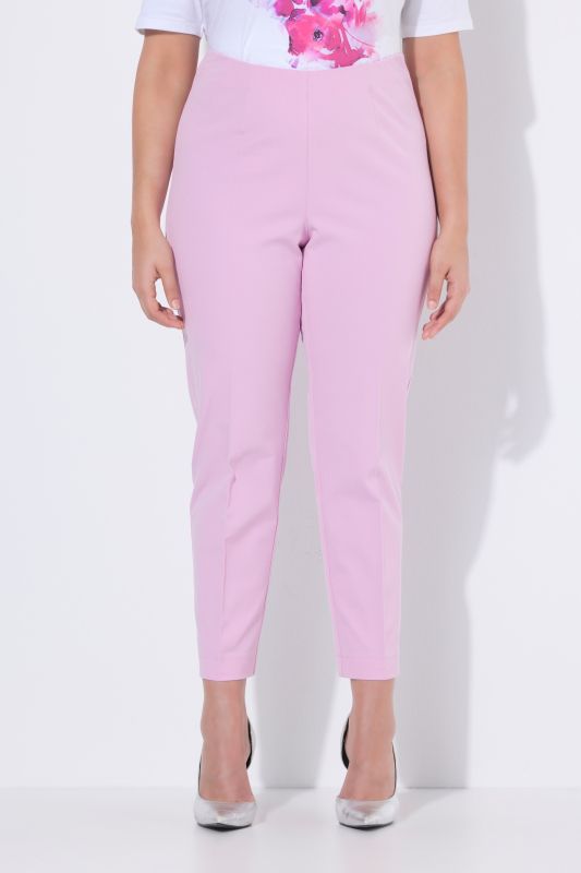 Pantalon 7/8 jambe étroite, taille élastique