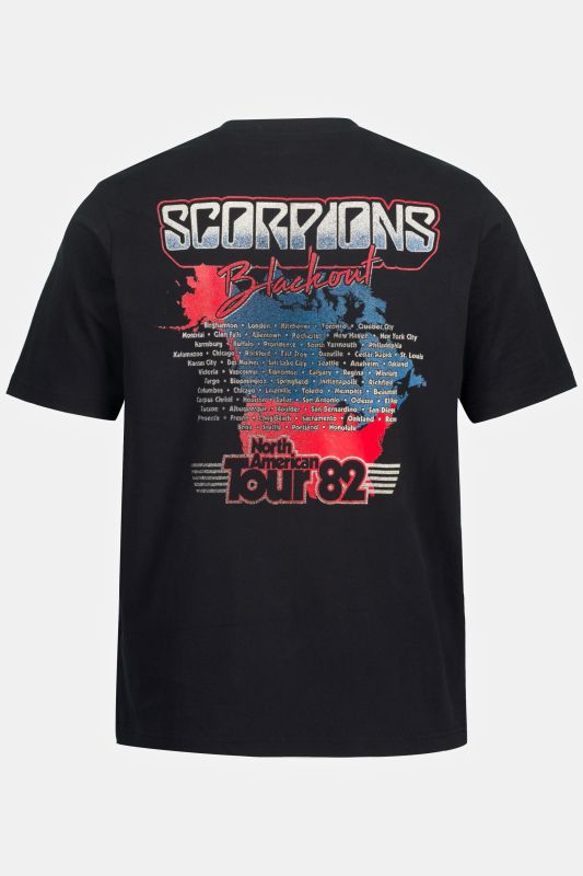 T-shirt du groupe Scorpions, manches courtes