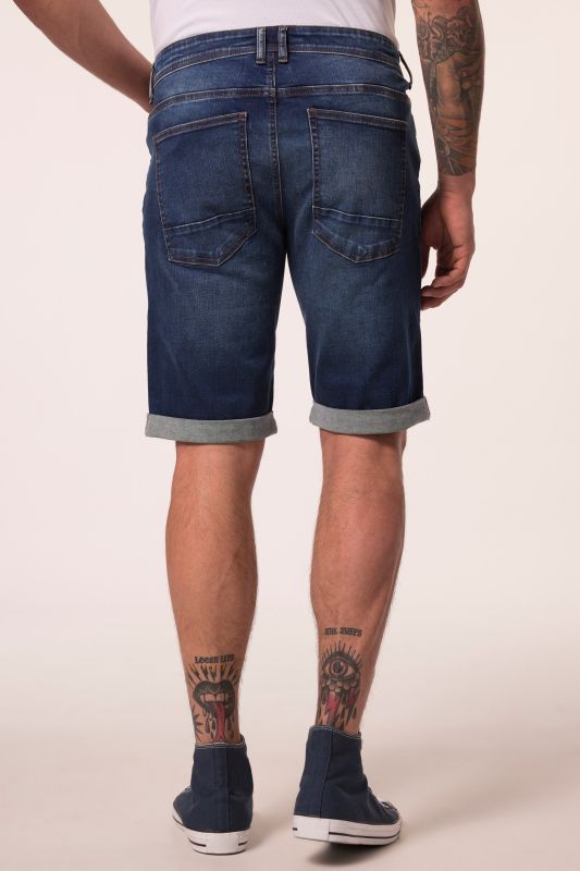 Bermuda en jean ventre confort JP 1880, technologie FLEXNAMIC®, modèle 5 poches - jusqu'au 74