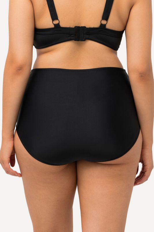 Bas de bikini, drapé, taille haute