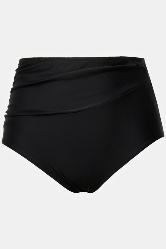 Bas de bikini, drapé, taille haute