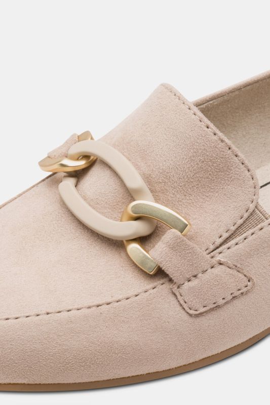 Mocassins, Jana Softline, végans, imitation cuir daim, largeur H