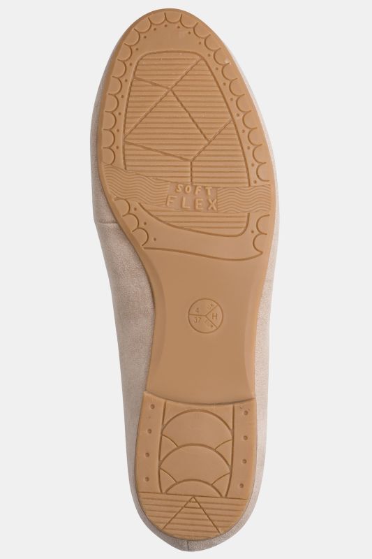Mocassins, Jana Softline, végans, imitation cuir daim, largeur H